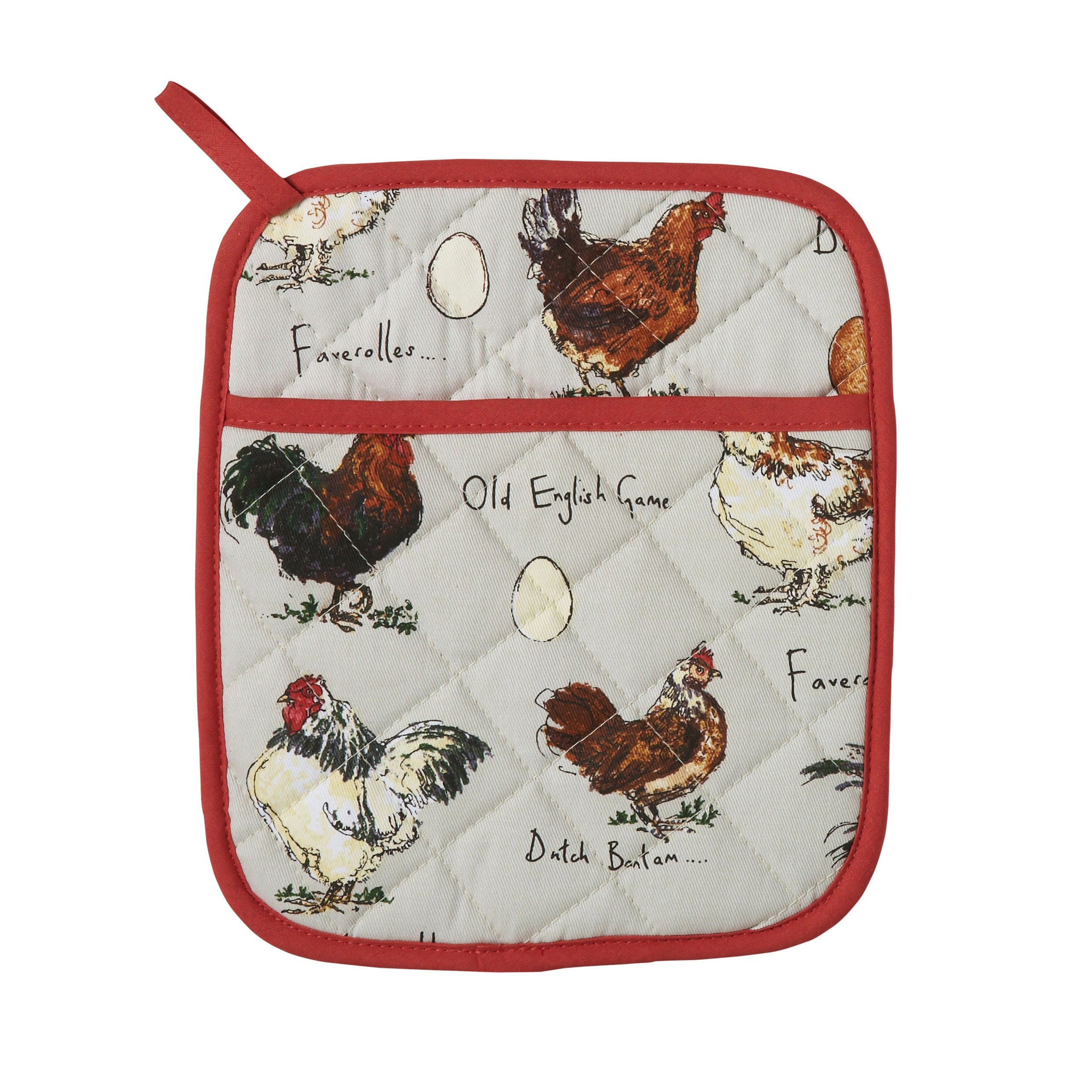 Ulster Weavers Multicolor Mf Chicken & Egg Pot Mitt