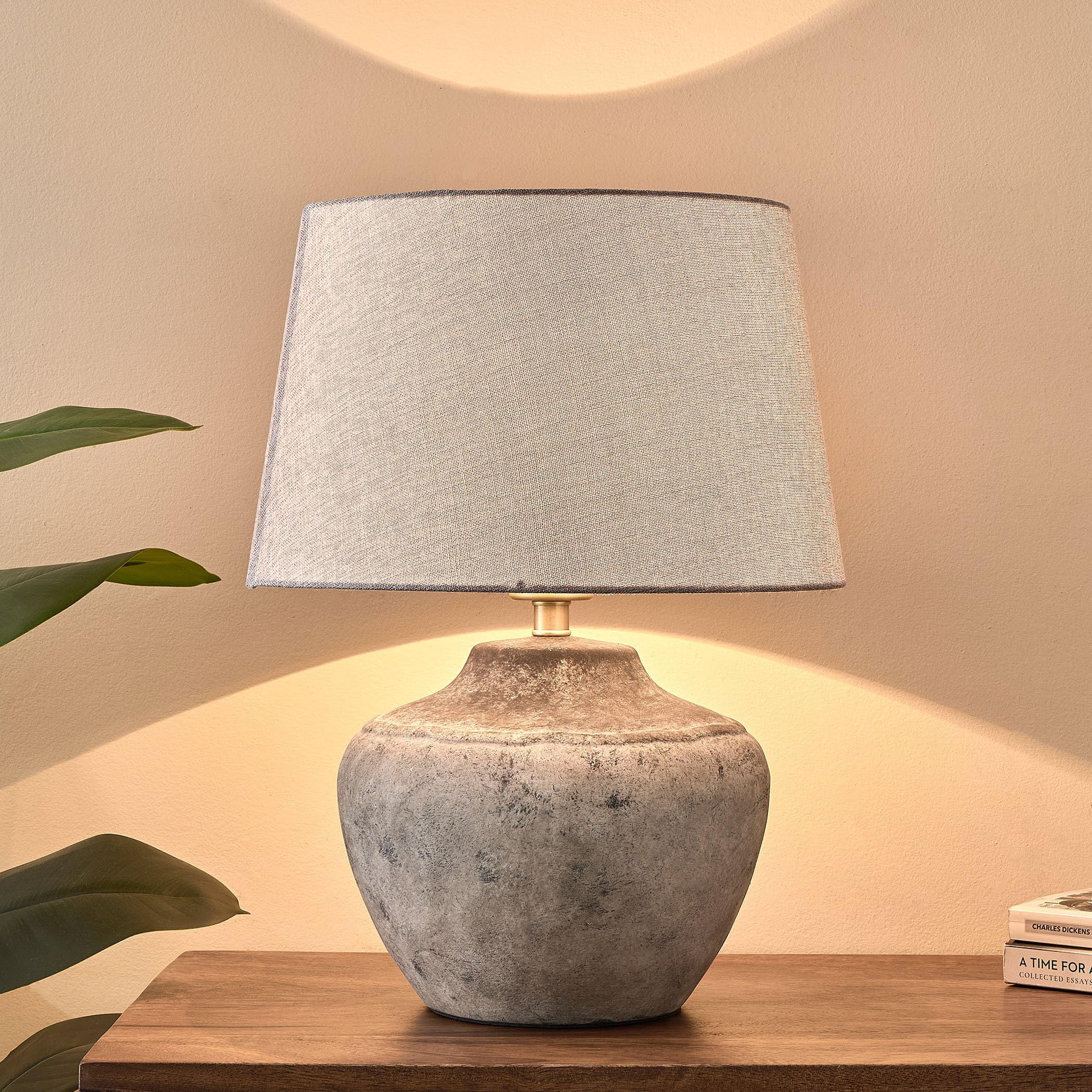 Home Centre Riviera Aged Ceramic Table Lamp-image-41