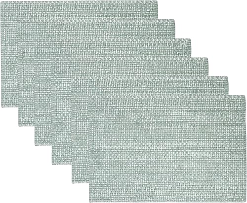 Vista 63 de Sweet Home Collection Trends - Mantel individual (100% algodón), Paquete de 6, Dorado