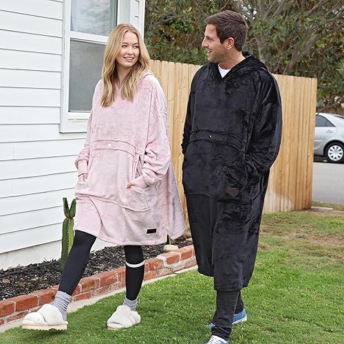 Miniatura 9 de Catalonia Oversized Blanket Hoodie Sweatshirt, Fleece Pullover with Large Front Pocket, for Adults Men Women