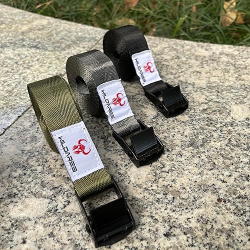 Miniatura 9 de Wildares - Correa de cámara de rastro de 1 pulgada x 6.6 pies, correa de cámara de rastro, 1800 libras, correa de cámara de juegos de alta