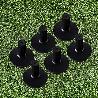 AMRTA Rubber Golf Tees For Range Mats Value 6/9 Pack Mixed Size 1.5’’ 2.75’’ 3’’ Rubber Tee, Different Height Rubber Tees For Golf Mat, Golf Rubber Tees Driving-Range