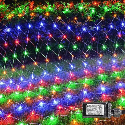Miniatura 8 de Funpeny - Guirnalda de luces LED navideñas de 360 luces LED, 12 x 5 pies, luces de Navidad para exteriores, 8 modos, impermeable, conectables,