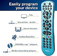 Vista 3 de Mando a Distancia Universal Philips, Reemplazo Universal de Mando a Distancia TV, Mando a Distancia Universal para TV Samsung, para Reemplazo