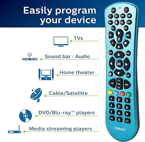 Miniatura 3 de Mando a Distancia Universal Philips, Reemplazo Universal de Mando a Distancia TV, Mando a Distancia Universal para TV Samsung, para Reemplazo de