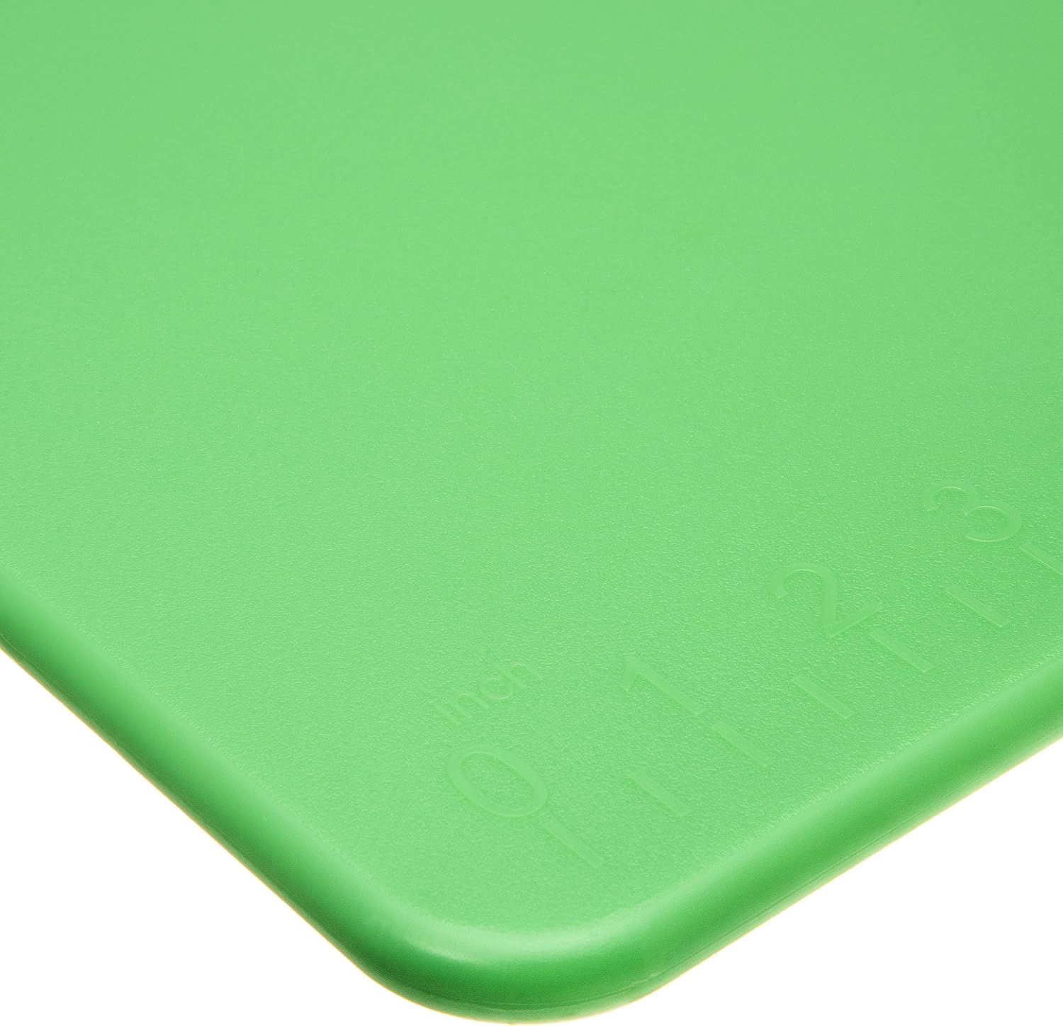 San Jamar Cut-N-Carry Cutting Board With Molded-In Ruler, Plastic Chopping Board for Kitchen, 18" x 24" x 0.5", 6 Count, Green