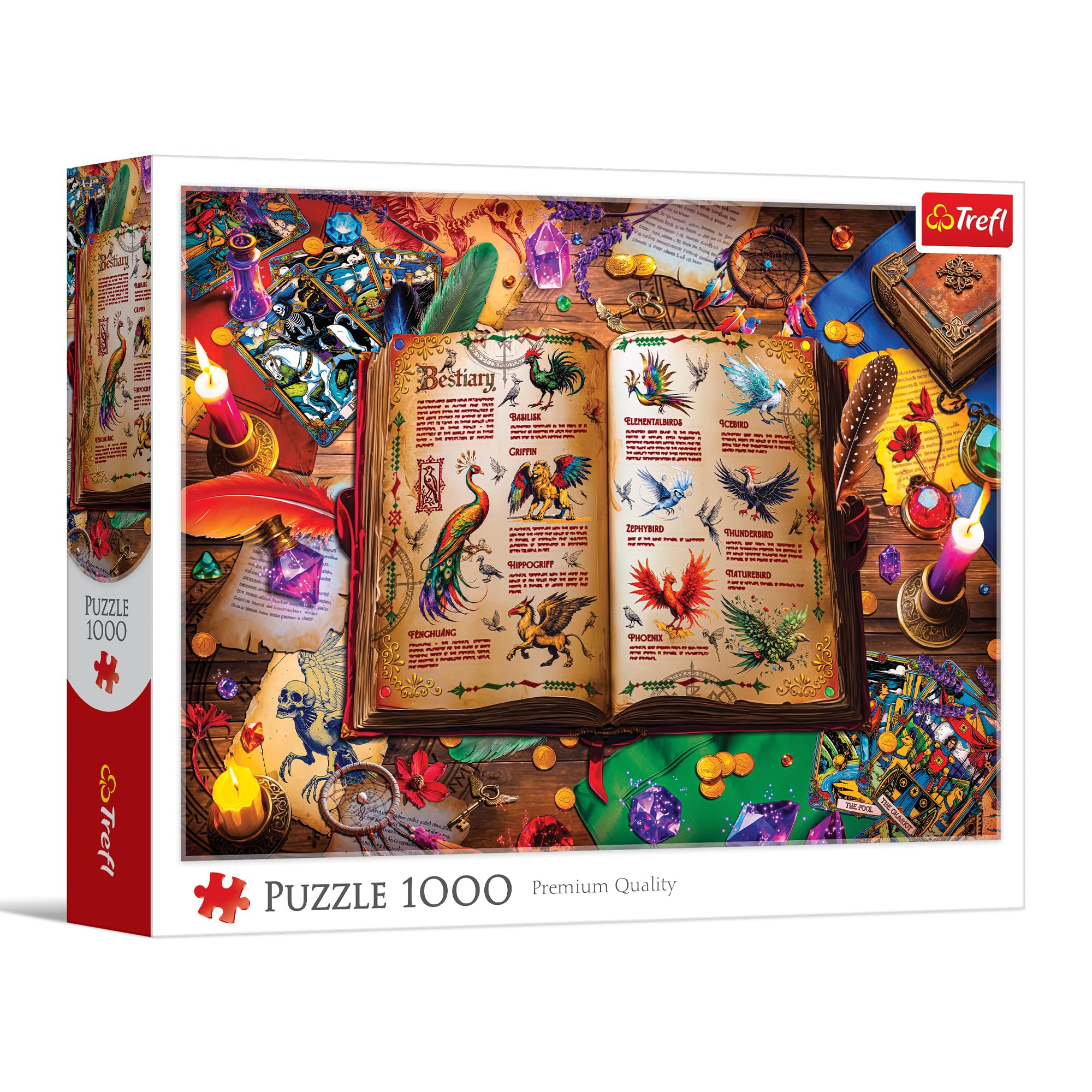 Trefl - Atlas of Fantastic Birds - 1000 Pieces - DIY Puzzle, Creative Entertainment, Classic Puzzle for Adults and Children Aged 14 and up