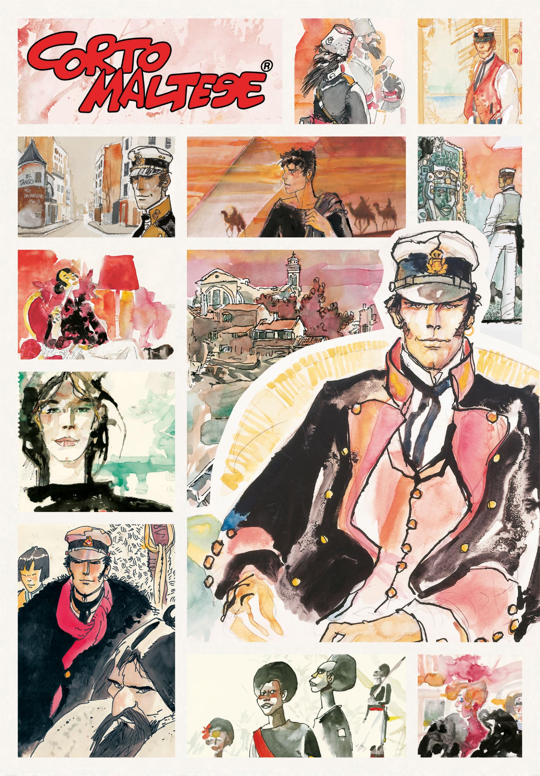 Clementoni, Corto Maltese Maltese, 1000 Pieces, Comic Puzzle, Author Illustrations, Vertical, Fun for Adults Made in Italy - Image 2