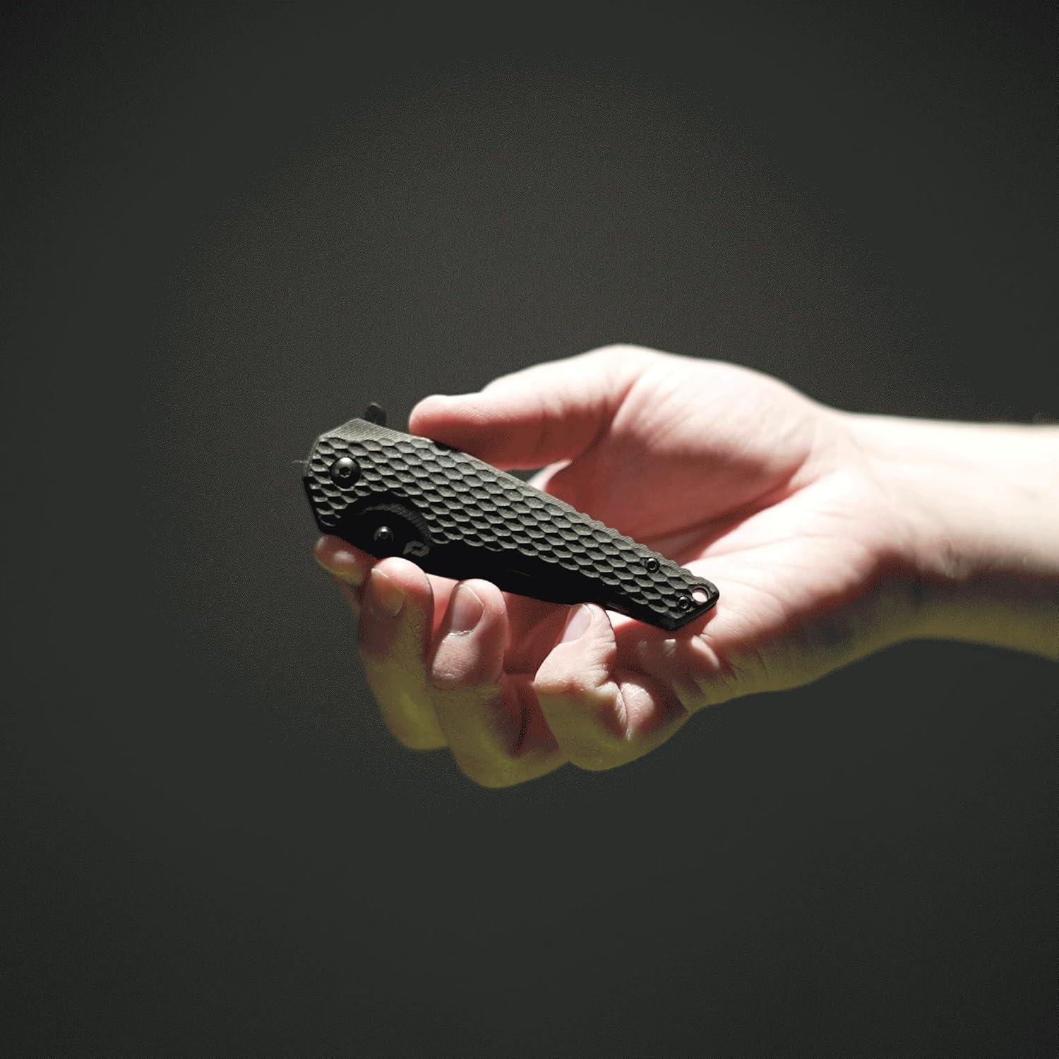 Schrade Delta Class Tenacity BLK Folder 6in with 2.5in AUS-10 Steel Blade and Aluminum Handle for EDC