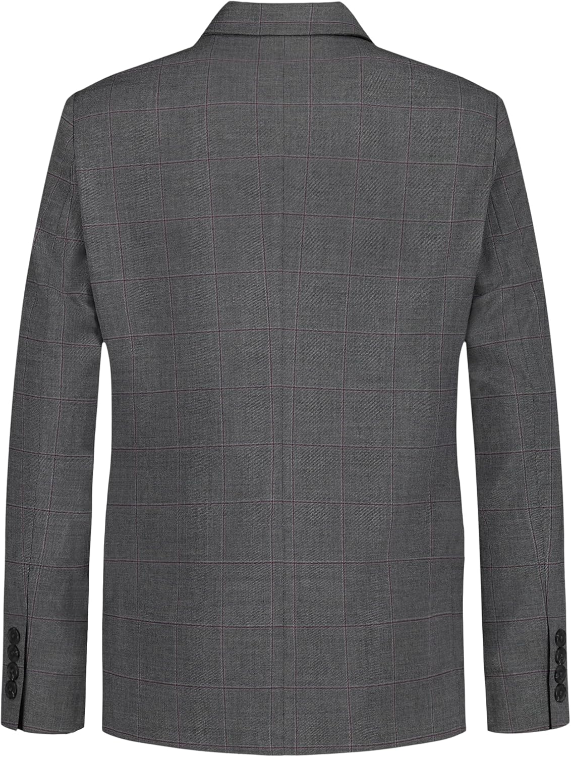 Calvin Klein Boys' Blazer Suit Jacket, 2-Button Single Breasted Closure, Buttoned Cuffs & Front Flap Pockets