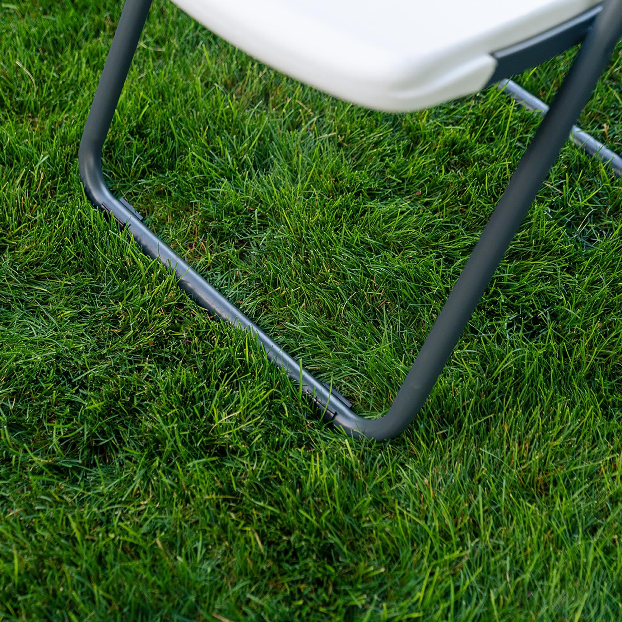 Lifetime Lot de 4 Chaises Pliantes Blanc Granite 54,6 x 46,9 x 83 cm 80155