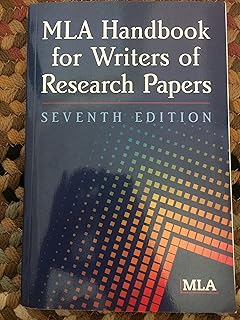 MLA Handbook for Writers of Research Papers