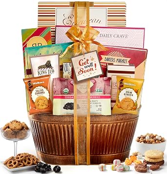 Broadway Basketeers Get Well Soon Grand Gourmet Gift Basket & Care Package