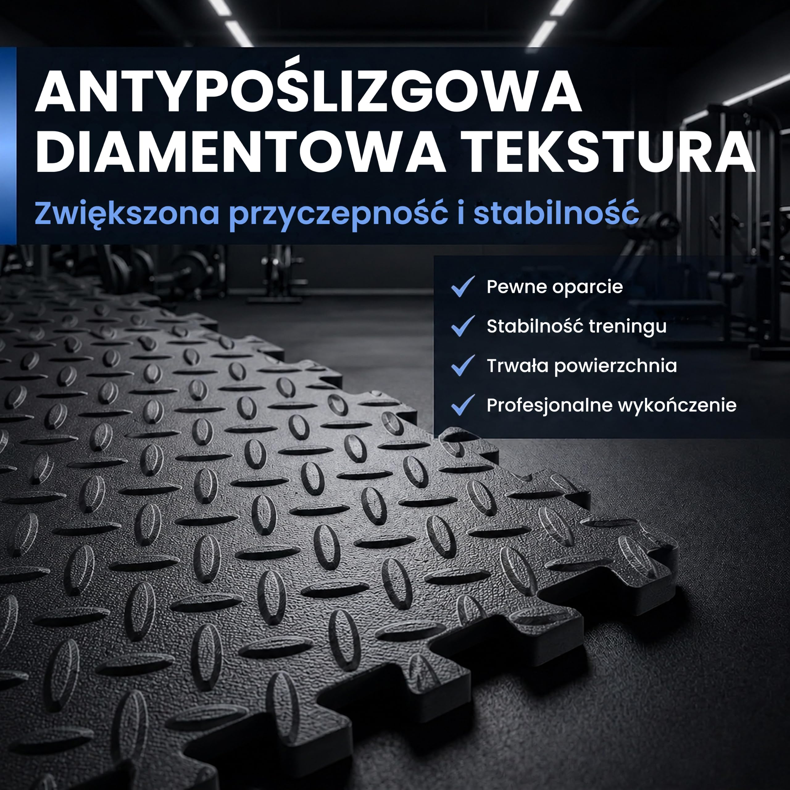 Fitem Środowiskowe płytki piankowe EVA, mata sportowa, puzzle, ochrona podłogi, garażu, Tatami, basen, fitness, trening siłowy, siłownia, 63 x 63 x 1 cm lub 44 x 44 x 1 cm