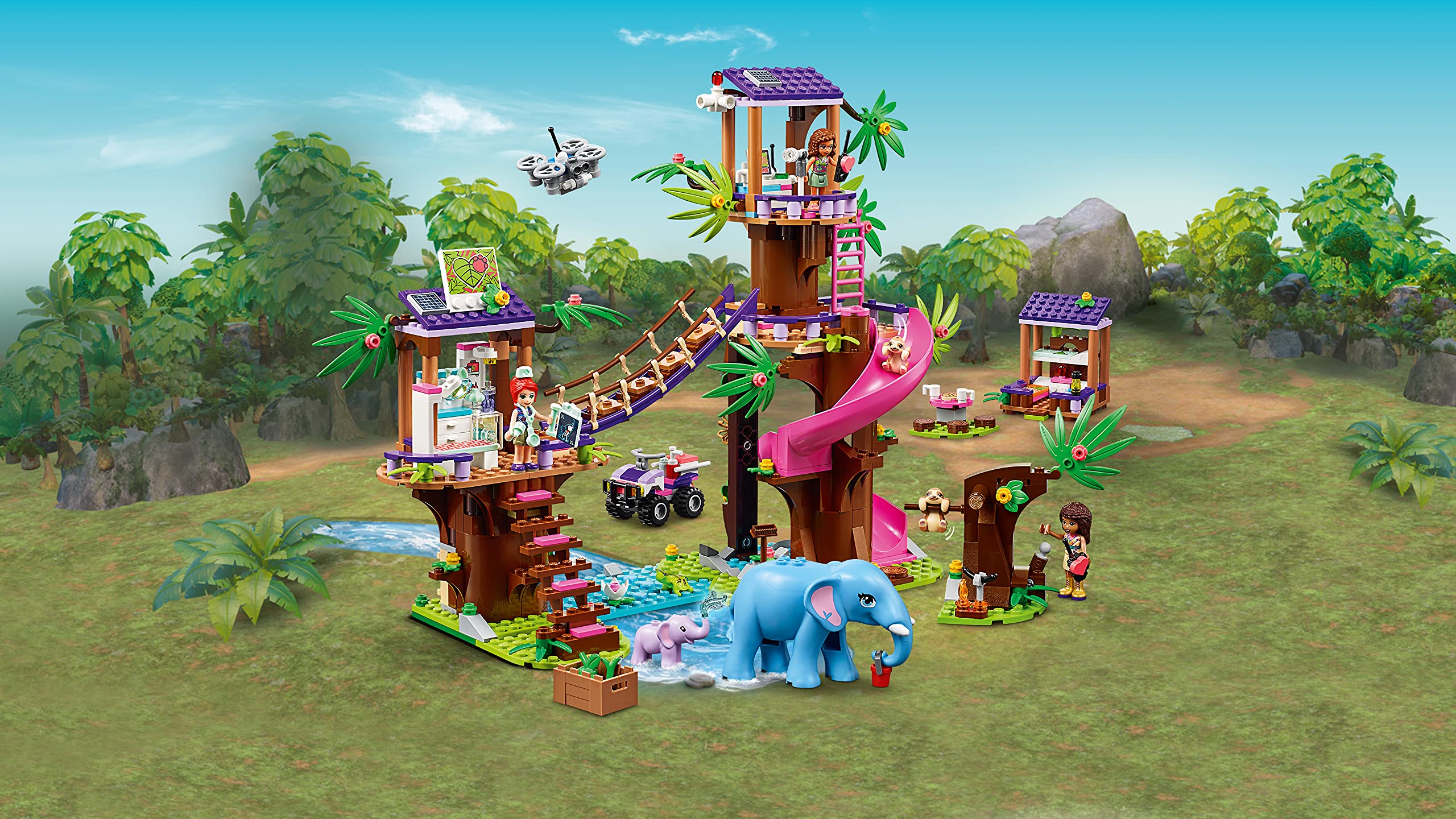 Friends Friendship Tree Lego Elves Tree House Amusement Park
