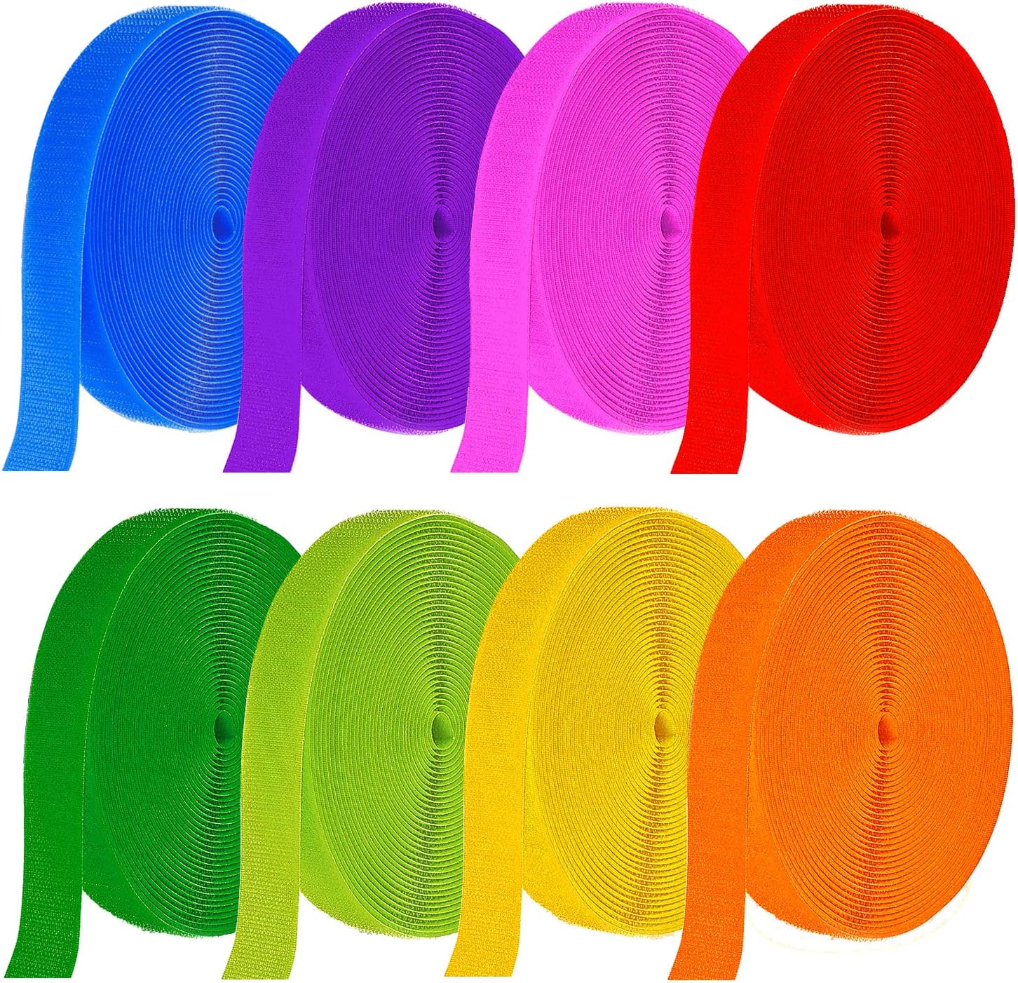 8 Rolls 210 Feet Carpet Marker Strips for Classroom Nylon Carpet Strips Carpet Position Strips Floor Carpet Markers for Teachers, Office, Social Distancing