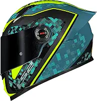 Capacete Masculino Ls2 Ff358 S Striker Azul Spoiler Moto