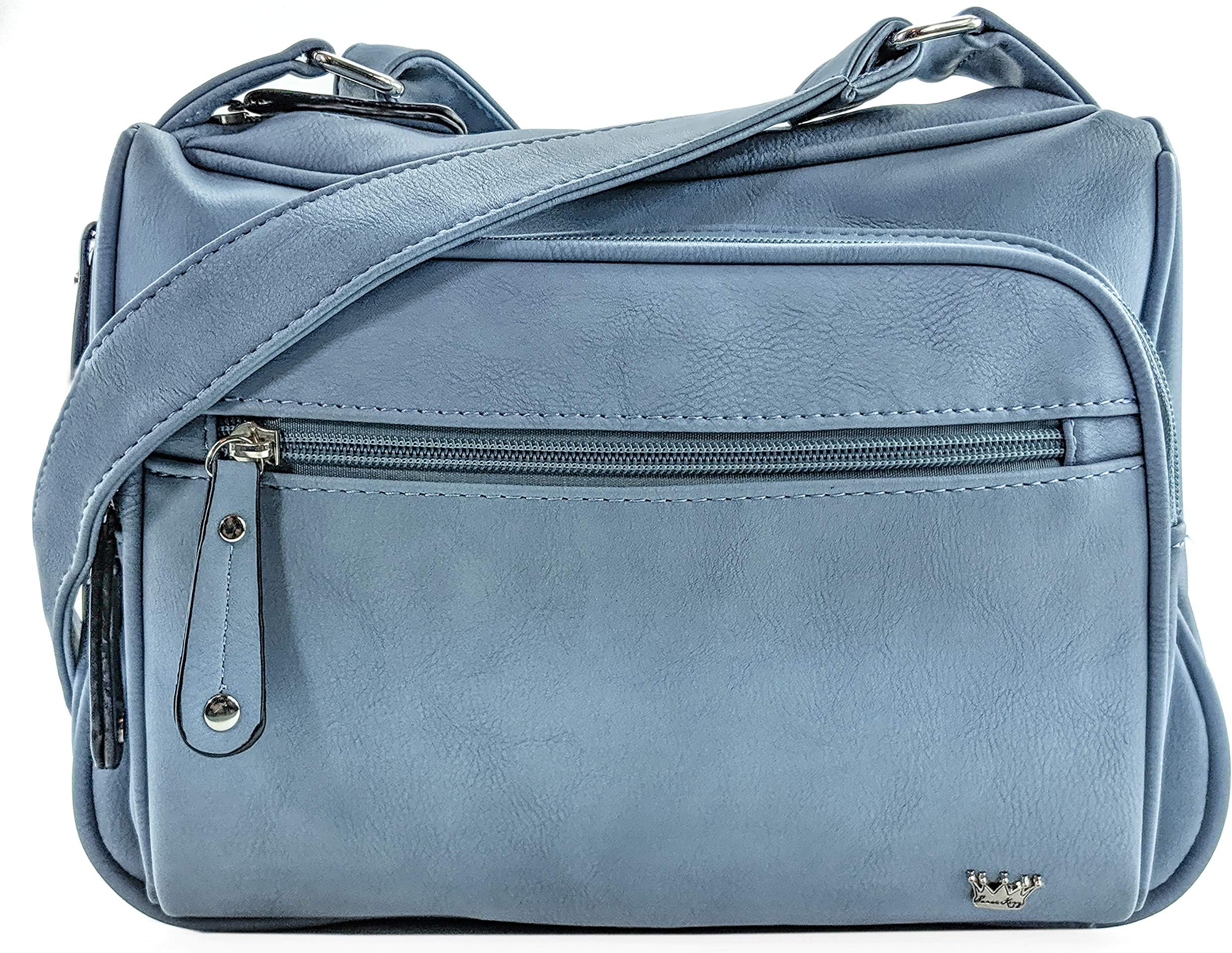 Magnum Concealed Carry Crossbody Handbag Gun Purse & Shoulder Bag with Adjustable Strap