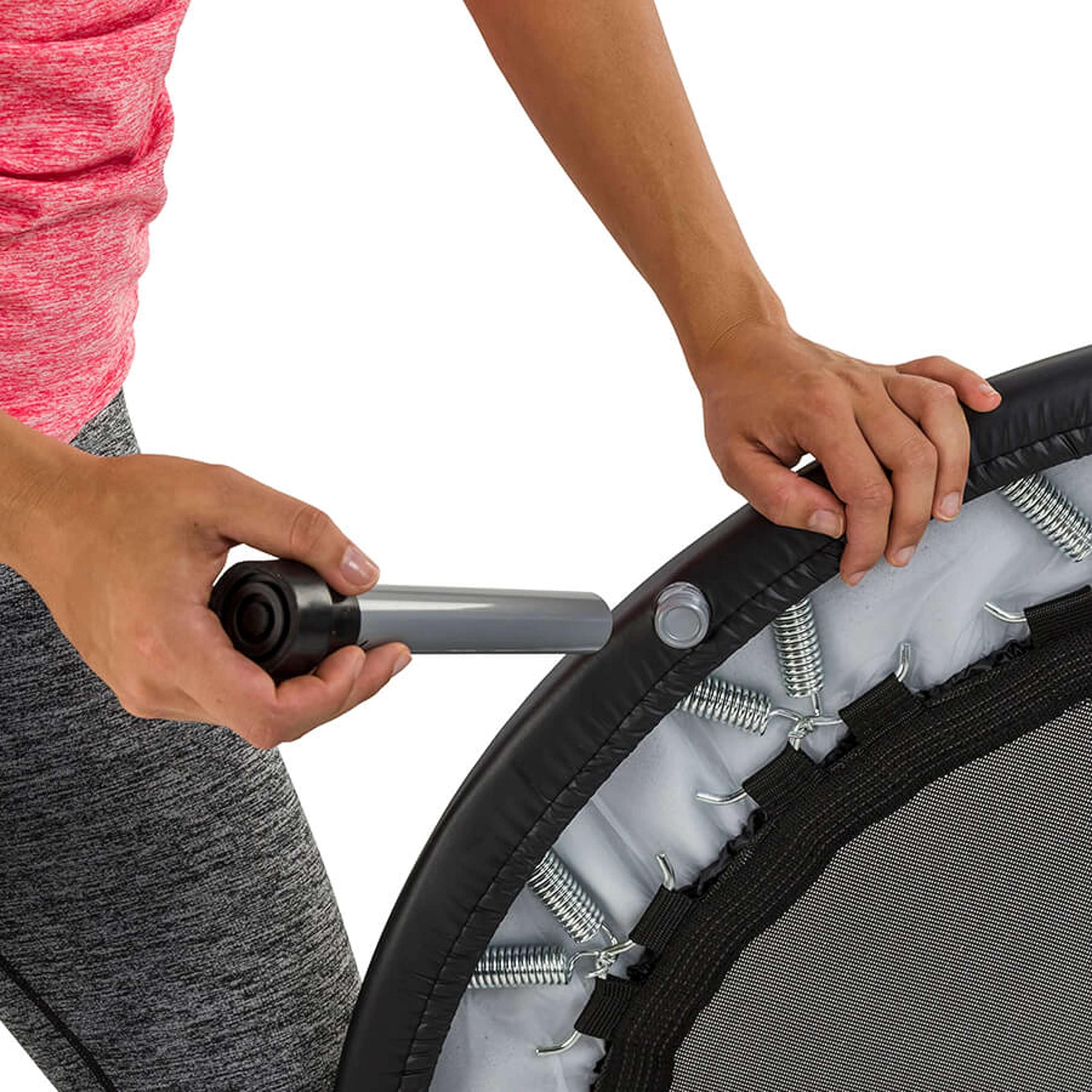 Tunturi-Fitness Funhop Trampolín para Deportes, Unisex Adulto, Negro, 95 cm