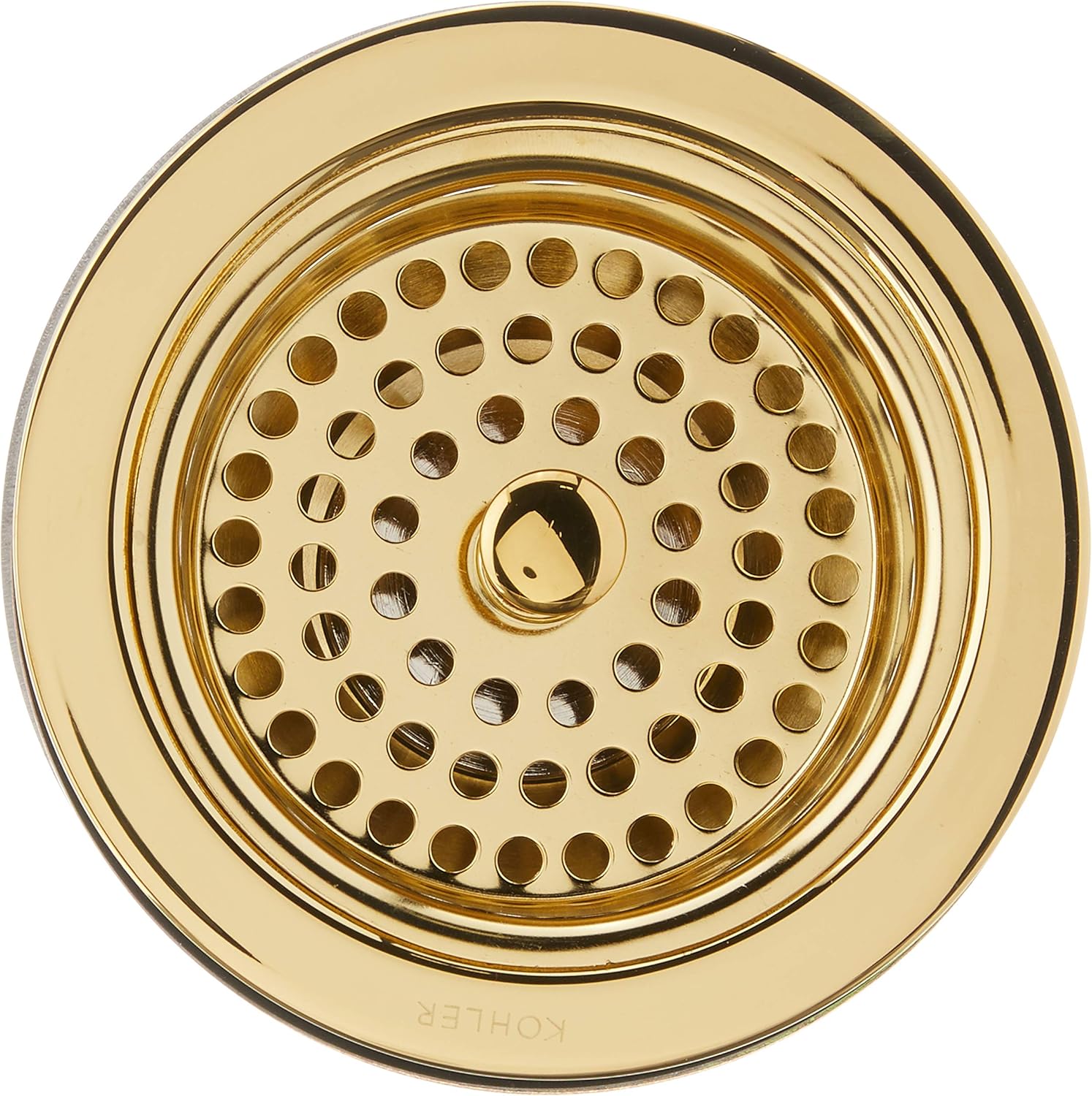 KOHLER K-8799-BV - Colador de fregadero Duostrainer, bronce cepillado