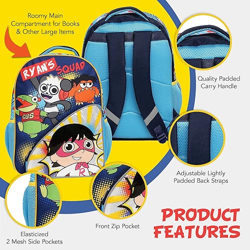 Miniatura 6 de Ryans World Backpack for Boys Girls Ryan School Bookbag 16 Inch