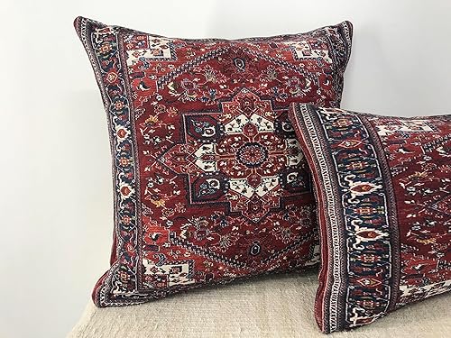 Miniatura 6 de Funda de cojín Kilim hecha a mano con patrón étnico de granja, suave, cuadrada, lavable, impresa, decoración del hogar, dormitorio, sala de estar,