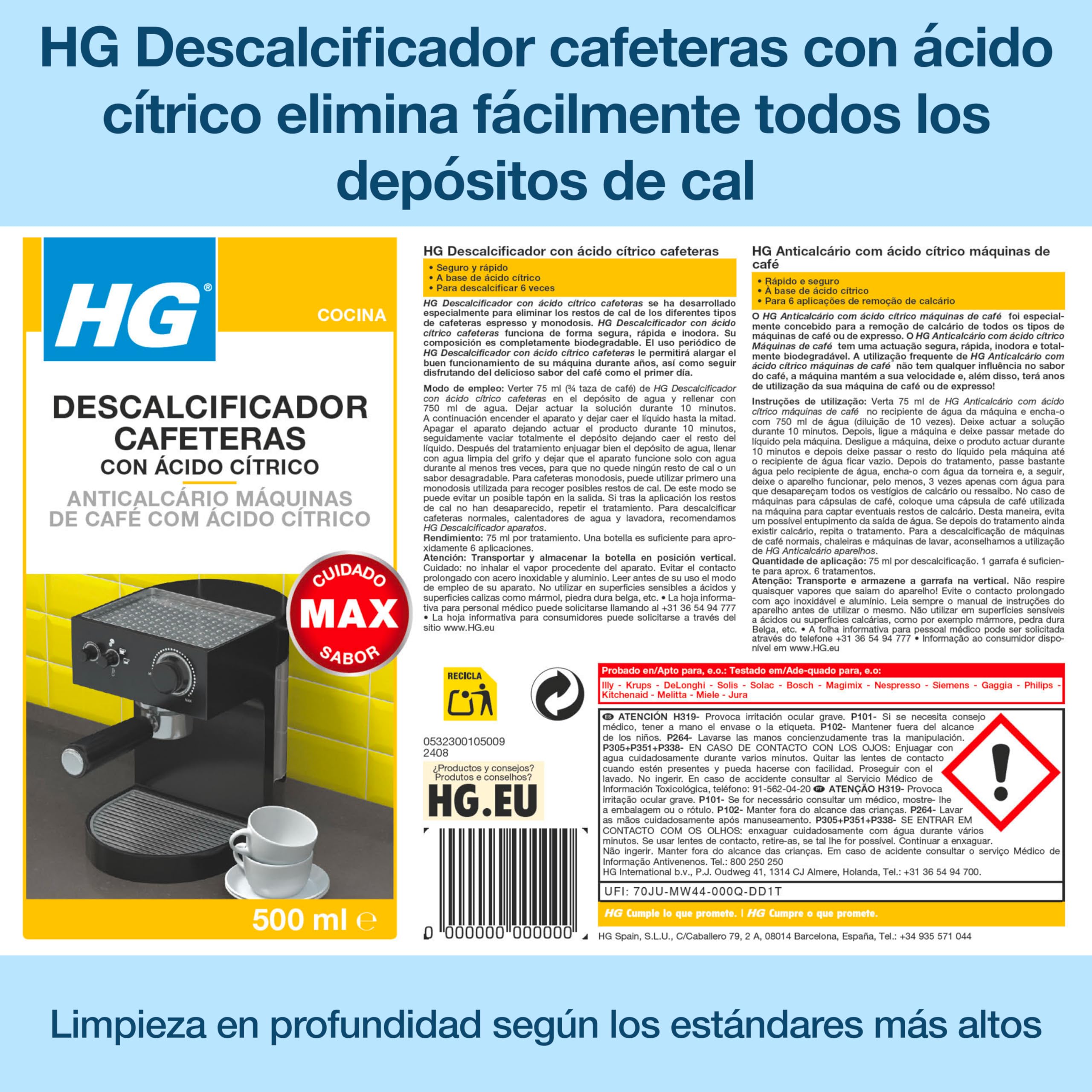 HG descongelador 500 ml