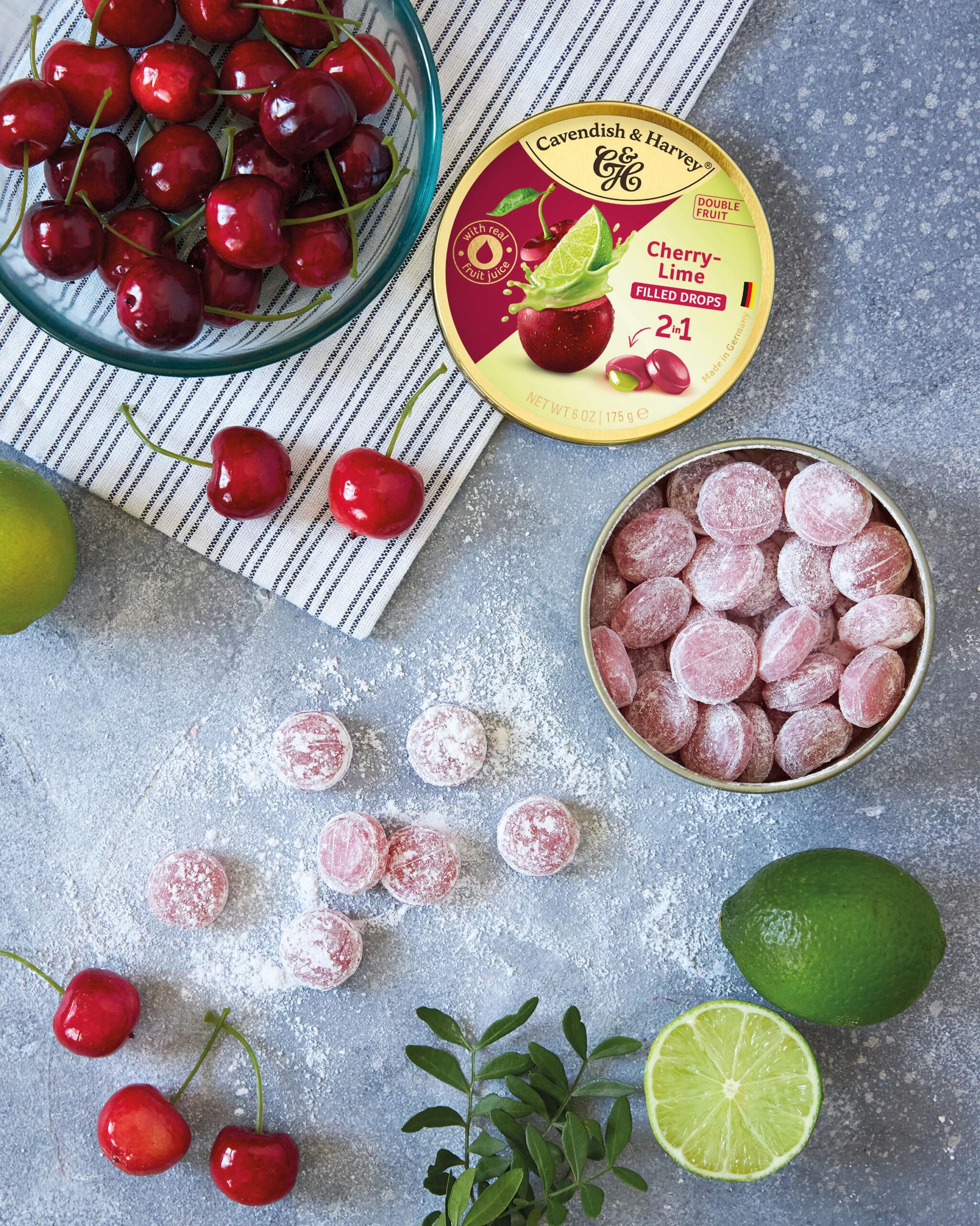 Amazon.com : Cavendish & Harvey | Double Fruit Drops – Cherry with
