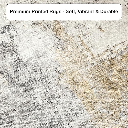 Miniatura 3 de ReaLife - Alfombra lavable a máquina para sala de estar, dormitorio, baño, cocina, entrada, oficina, acolchada, resistente a las manchas, de alta