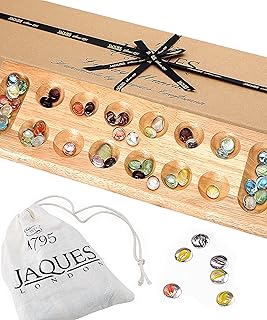 Jaques of London Mancala | Ultimate Board Games | Leading Board Game | Top Mancala Game | Best Board Games For Adults | Luxurious Board Games Kids | Since 1795
