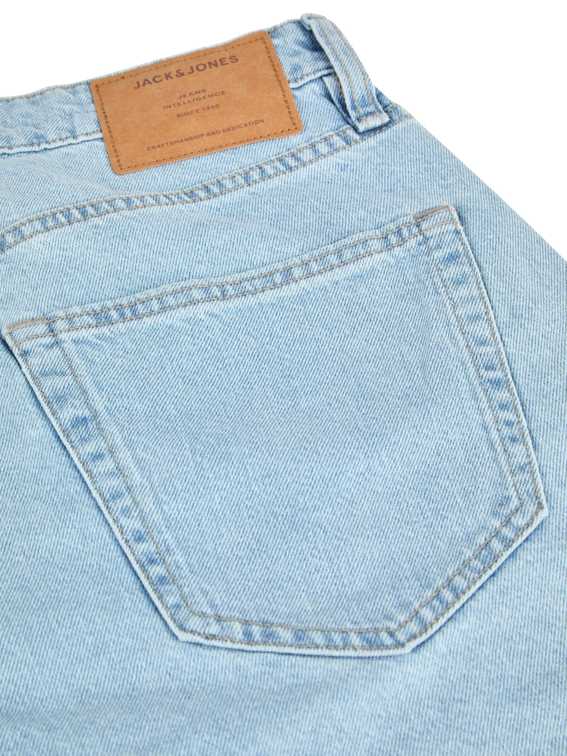 JACK & JONES Herren Kurze Hosen Bermuda Shorts Sommer Denim Einfarbig