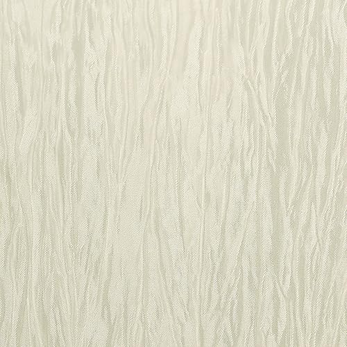 ULTIMATE TEXTILE Delano Crinkle Tafetán - Mantel cuadrado (45 x 45 pulgadas), color marfil