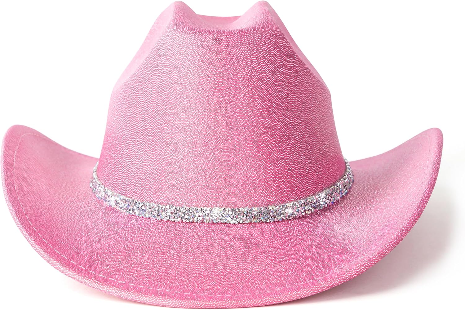 Lisianthus Glitter Cowboy Hat for Women and Men Party Disco Cowgirl Hat - Image 2