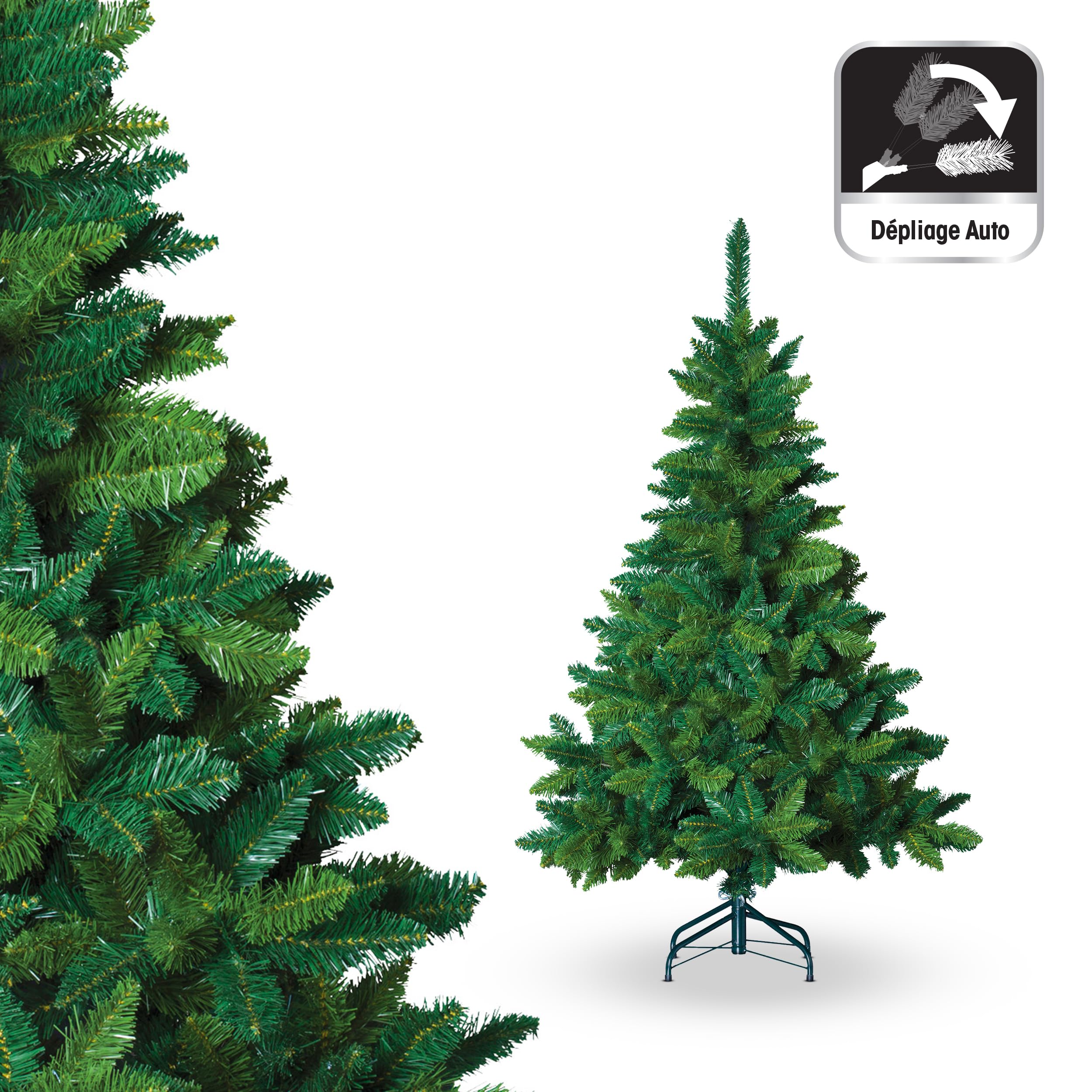 Sapin de Noël Artificiel Vert qualité Premium H 210 cm - Feeric Christmas