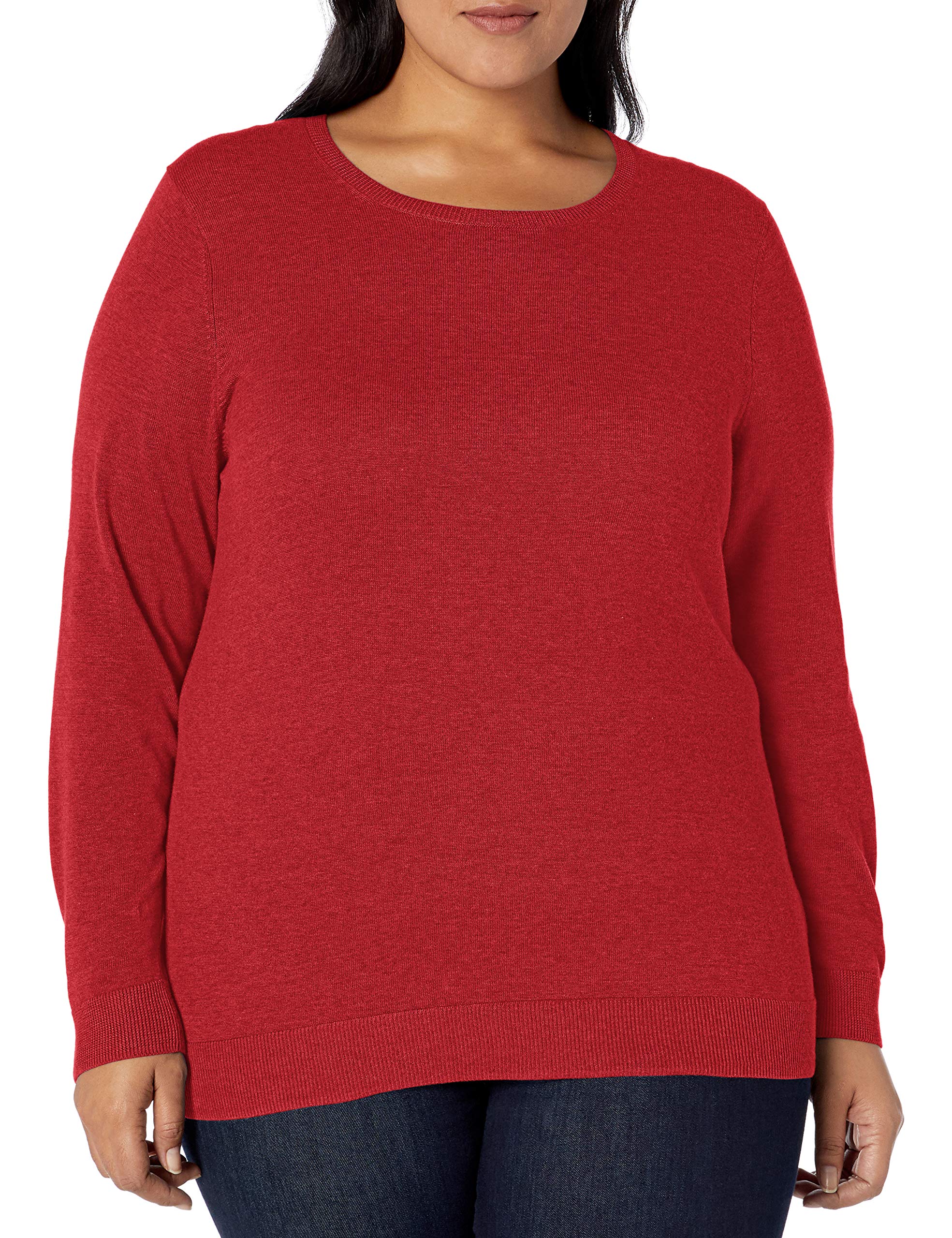 Amazon EssentialsWomen's Long-Sleeve Lightweight Crewneck Sweater (Available in Plus Size)