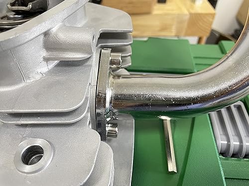 Miniatura 3 de Tubo de escape de cabezal KWuJin para Predator 420cc Go Kart y mini bicicletas, ajuste GX270, GX390