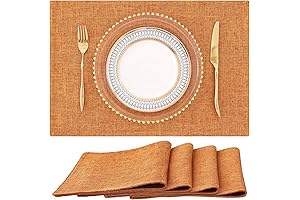 Homing Orange Cloth Placemats Set of 4
