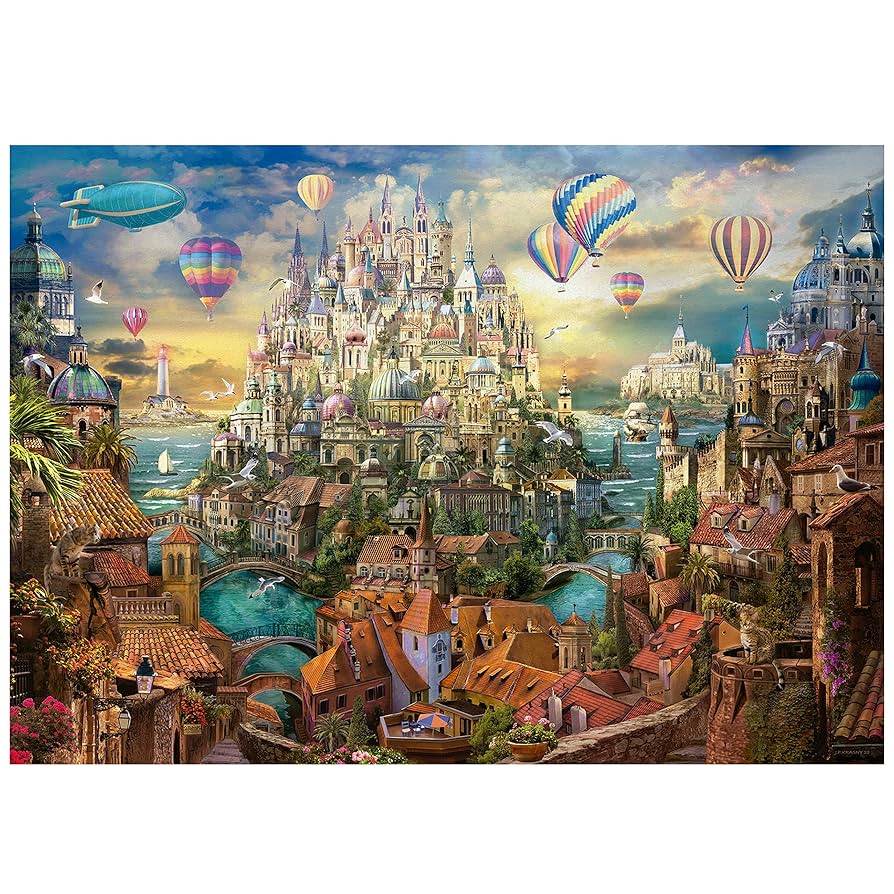 パズル8000ピース　EDUCA Amazon.com: Educa - 8000 Piece Puzzle for Adults | City of