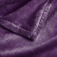 Vista 175 de BEDELITE Fleece Blanket White Throw Blanket for Couch & Bed, Luxury Plush Cozy Fuzzy Blanket 50" x 60", Super Soft Warm Lightweight Throw Blanket