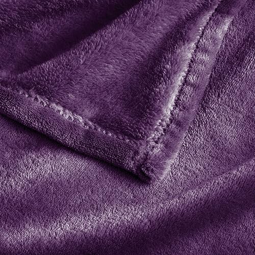 Miniatura 175 de BEDELITE Fleece Blanket White Throw Blanket for Couch & Bed, Luxury Plush Cozy Fuzzy Blanket 50" x 60", Super Soft Warm Lightweight Throw Blanket