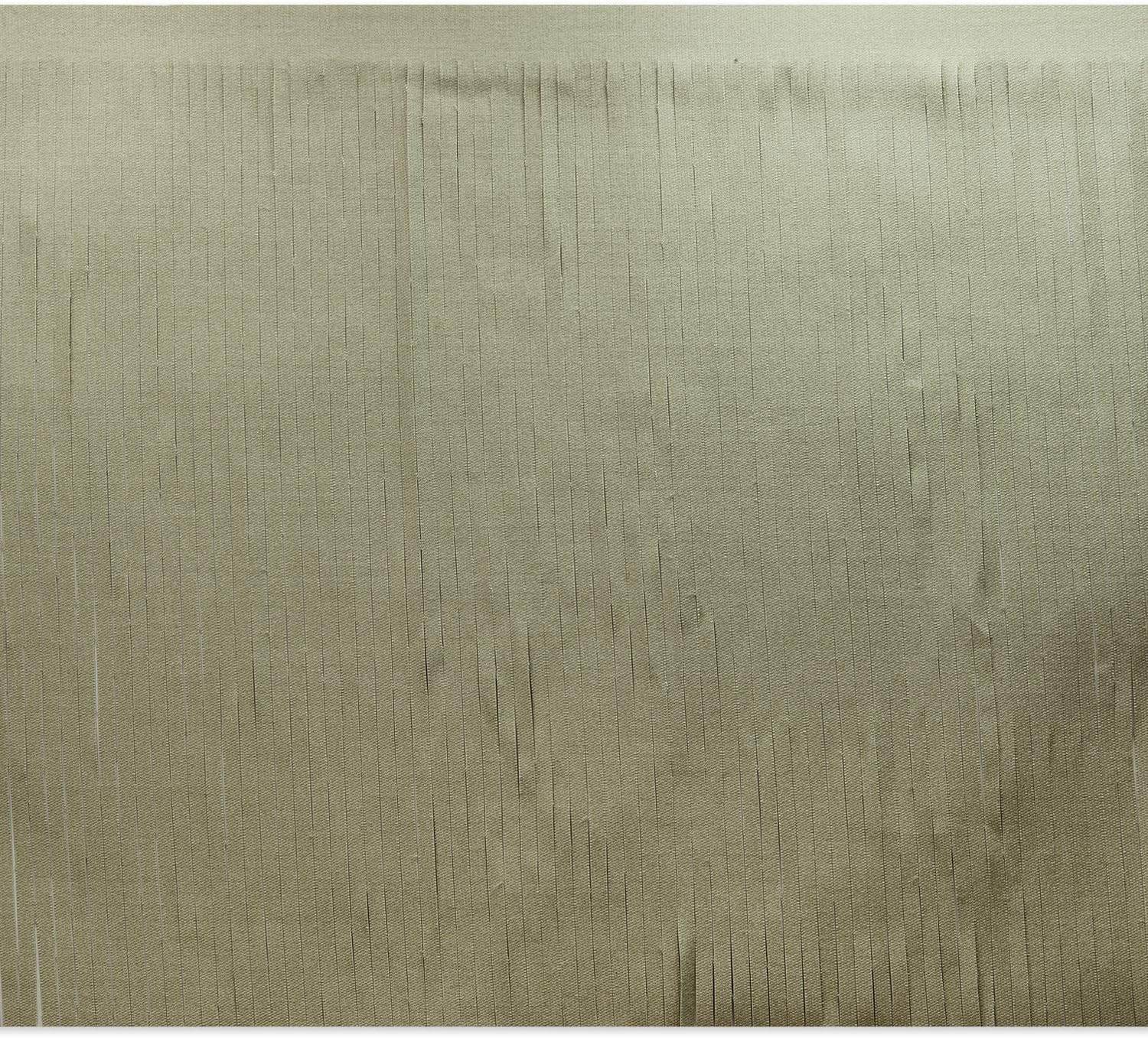 Trims by the Yard 12" Glossy Finish Vegan Leather Fringe Trim, Light Brown (Sold by the Yard)