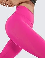 Vista 55 de CRZ YOGA Leggings de entrenamiento para mujer con sensación de desnudez cepillada de 25 pulgadas, pantalones de yoga de compresión de cintura alta