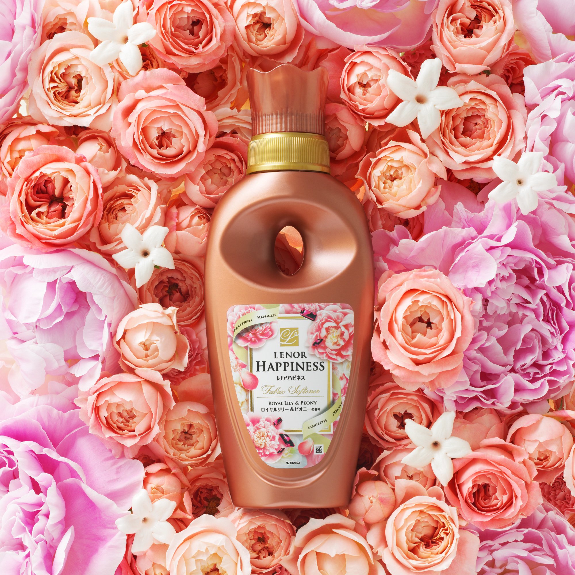 Amazon | レノア ハピネス 柔軟剤 ロイヤルリリー&ピオニー 本体 600ml