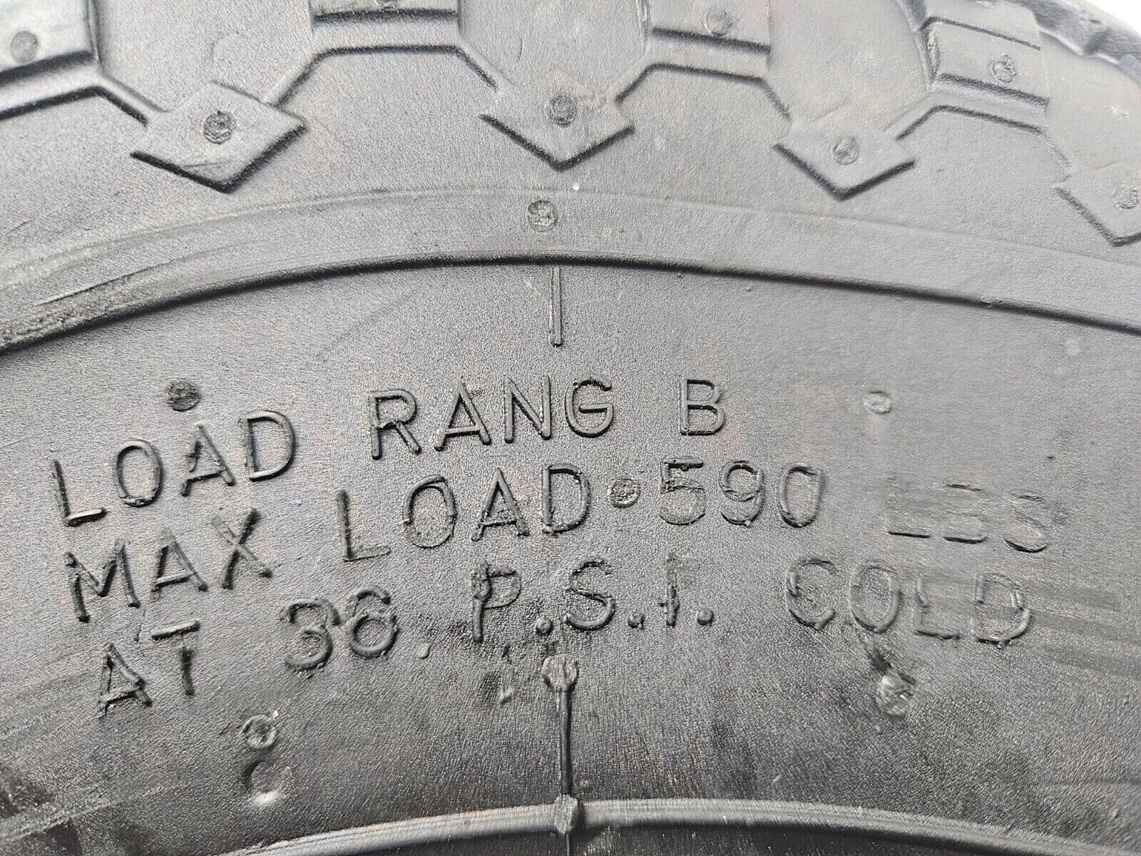 2 x Schubkarren Schlauch mit Mantel 4.80/4.00-8 Schubkarrenrad Ersatz-Rad | 6PR / 6 lagig, für Schubkarre Reifen Luftrad max. 268 kg Belastung