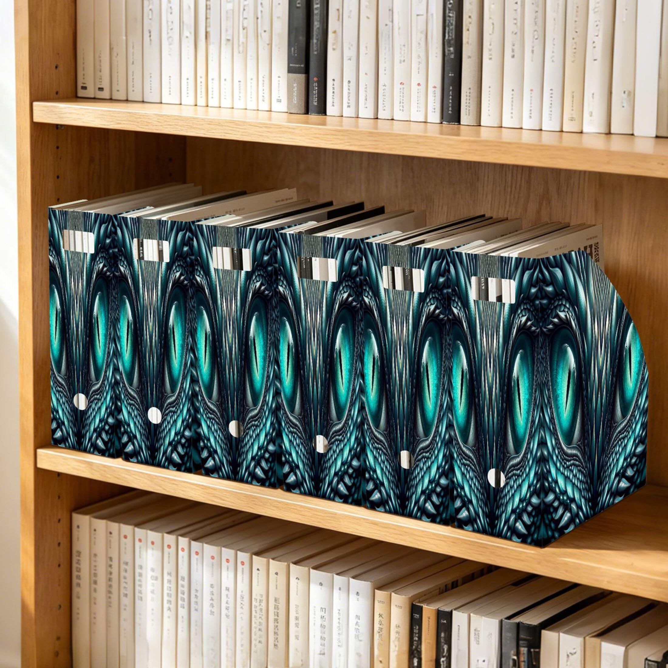 Soportes plegables para revistas para estante de escritorio