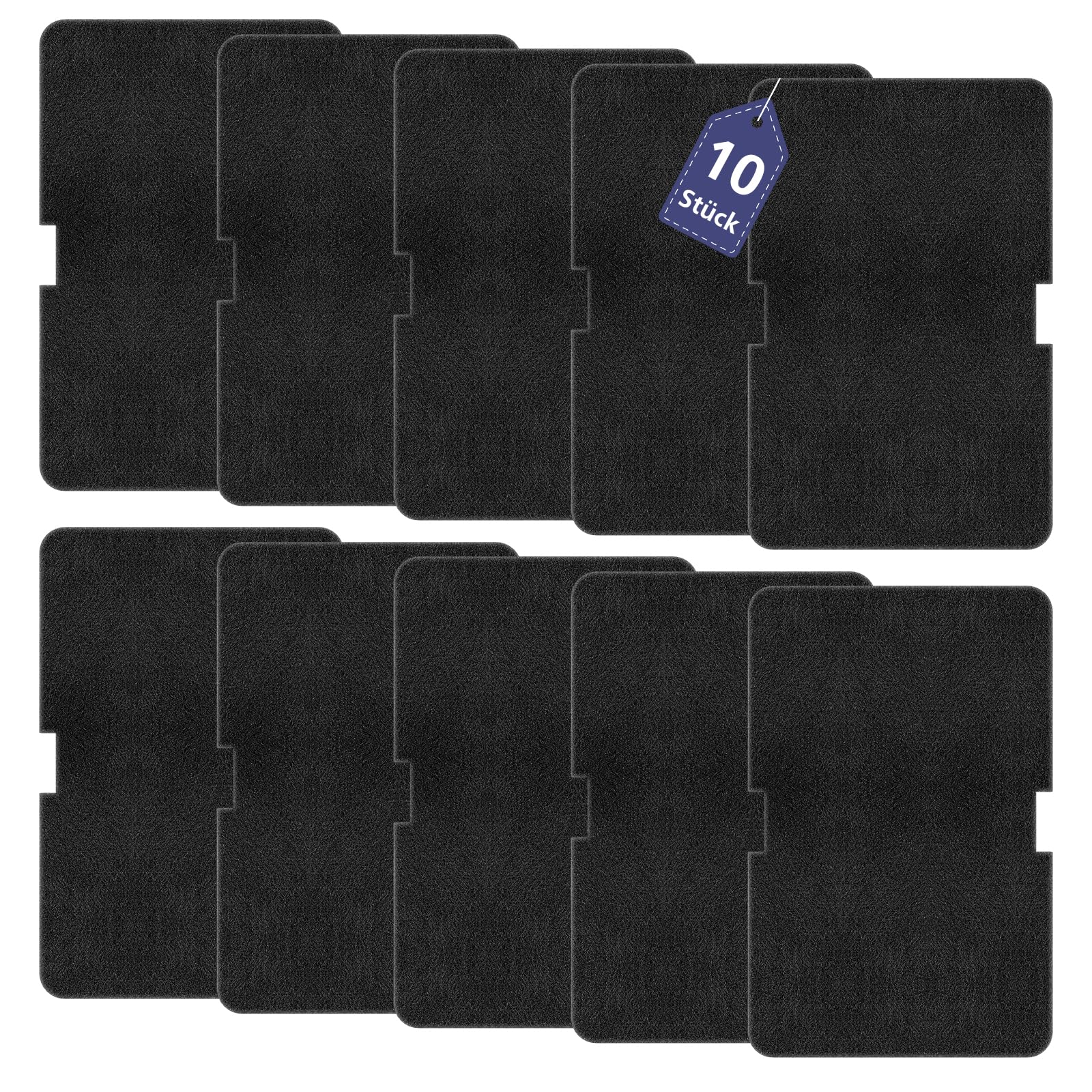 10x Trockner Filter für Beko Grundig Blomberg ElektraBregenz Wäschetrockner/Verdampfer | 242 x 155 x 12mm | Ersatzverdampfer Filterschwamm 2964840100
