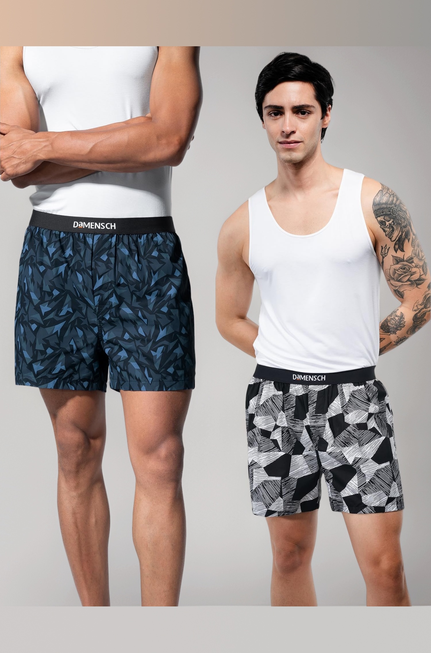 Men's Cotton Regular All Over Print Boxer Shorts