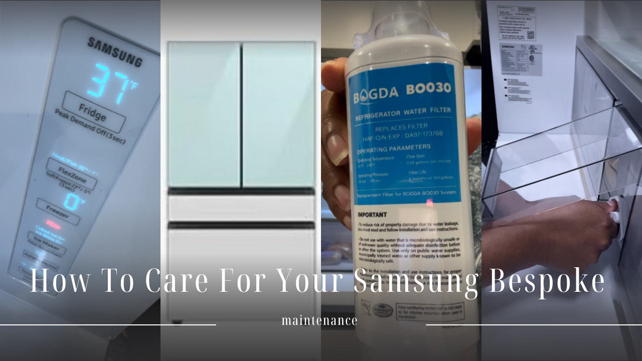 Samsung bespoke refrigerator is a great fridge! Heres how to care for it