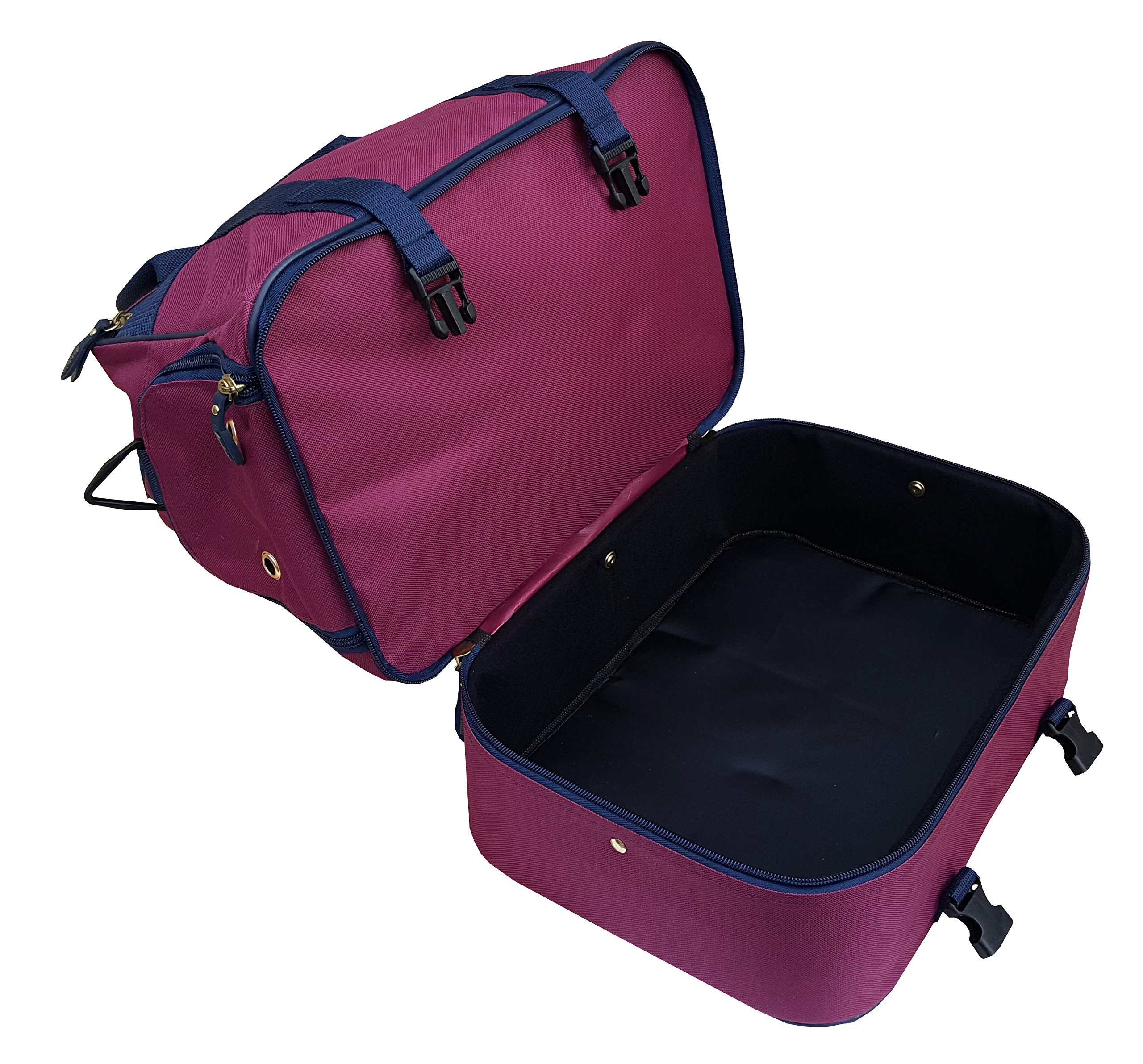 Acclaim Farne - Bolsa de Bolos de Nailon con Cuatro Niveles de césped, Color Verde y Carretilla telescópica Plegable de 38 Pulgadas de Alto