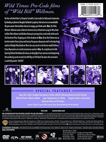 Miniatura 2 de Forbidden Hollywood Collection Volume Three (Other Men's Women The Purchase Price Frisco Jenny Midnight Mary Heroes for Sale Wild Boys of the